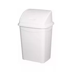   Szemeteskuka billenő fedéllel műanyag 26 literes fehér UP120-001