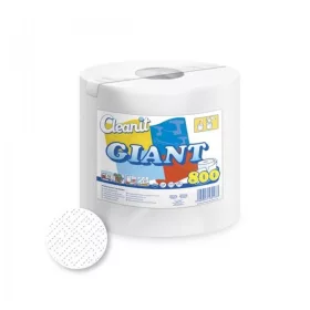  Háztartási papírtörlő kéztörlő 2 rétegű 800 lap/tekercs egyesével csomagolt Cleanit Giant 800 Lucart_852349I