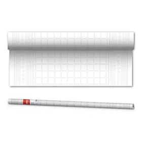 Asztalterítő damask tekercses 1,2 x 7 m Fato fehér