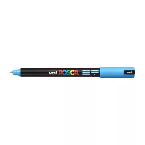 Dekormarker 0,7-1mm, Uni, Posca PC-1MR világoskék