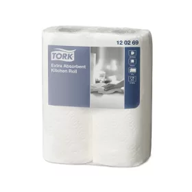   Háztartási papírtörlő kéztörlő 2 rétegű 64 lap/tekercs 2 tekercs/csomag ExtraTork_120269