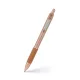 Golyóstoll 1mm, rose gold test, Zebra Z-grip Smooth, írásszín kék
