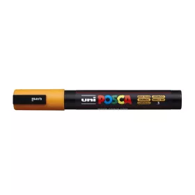 Dekormarker 1,8-2,5mm, Uni Posca PC-5M ragyogó sárga
