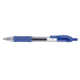   Zseléstoll 0,5mm, kék test, Zebra Sarasa Retractable, írásszín kék