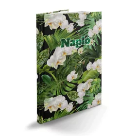   Tárgyalási napló Picture B/5, fehér lapokkal tropikal Realsystem