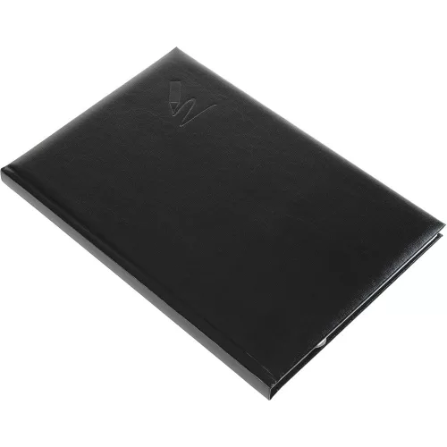 Tárgyalási napló Standard B/5, fehér lapokkal fekete Realsystem