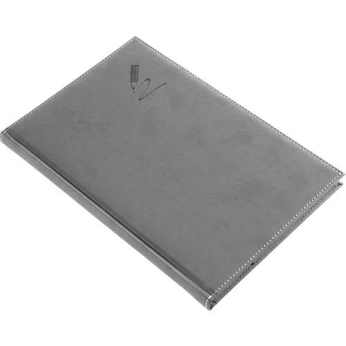 Határidőnapló Bolero B/5 napló, krémszínű lapokkal szürke Realsystem