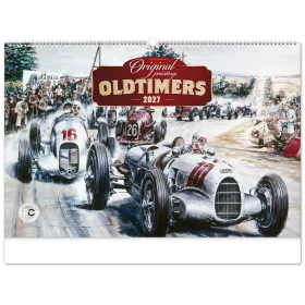 Falinaptár képes  640×420mm Oldtimers  Realsystem 2027.