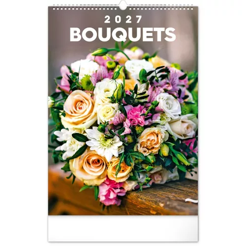 Falinaptár képes  330×460mm Bouquets  Realsystem 2027.