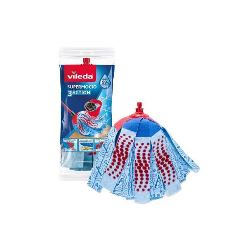 Felmosó fej mop utántöltő Vileda 3Action XL_F1148V kék