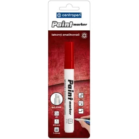 Lakkmarker 1-5mm, vágott hegy Centropen 9100 piros