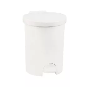   Szemeteskuka pedálos műanyag 15 literes kivehető tartállyal Curver fehér