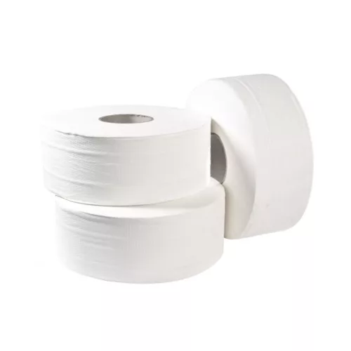 Toalettpapír 2 rétegű közületi átmérő: 19 cm 100 % cellulóz 120 m/tekercs 12 tekercs/karton Bluering® hófehér