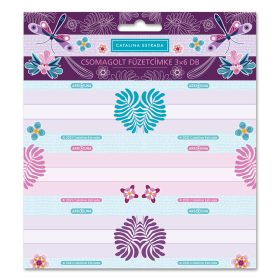 Füzetcímke (3*6 db) Ars Una CATALINA DRAGONFLY (5301) 23