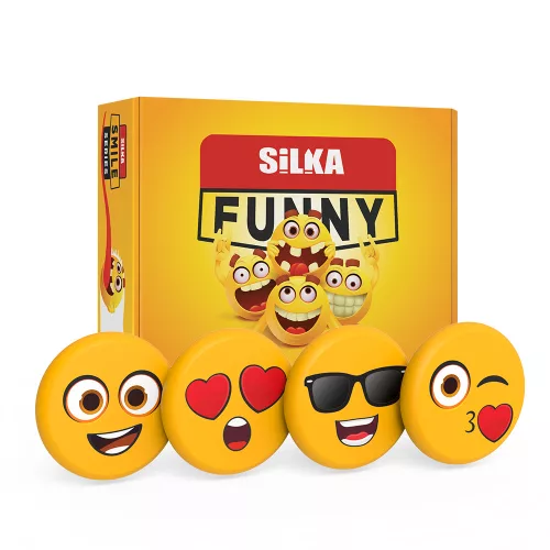 Radír, smile-nagy, 36 db/display, Silka