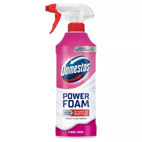  WC és fürdőszoba tisztító hab 435 ml Domestos Power Foam Floral Fresh