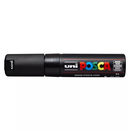 Dekormarker 4,5-5,5mm, Uni Posca PC-7M fekete