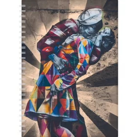   Határidőnapló InSpiral A5 heti, fehér lapokkal Graffiti Dayliner 2027.