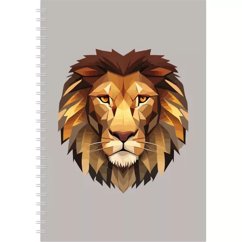 Határidőnapló InSpiral A5 heti, fehér lapokkal Lion Dayliner 2026.