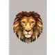 Határidőnapló InSpiral A5 heti, fehér lapokkal Lion Dayliner 2027.