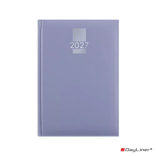 Határidőnapló MyPastel A5 heti, krémszínű lapokkal kék Dayliner 2027.