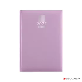   Határidőnapló MyPastel A5 heti, krémszínű lapokkal lila Dayliner 2027.