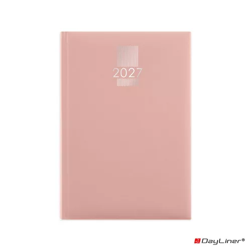 Határidőnapló MyPastel A5 heti, krémszínű lapokkal púder Dayliner 2027.
