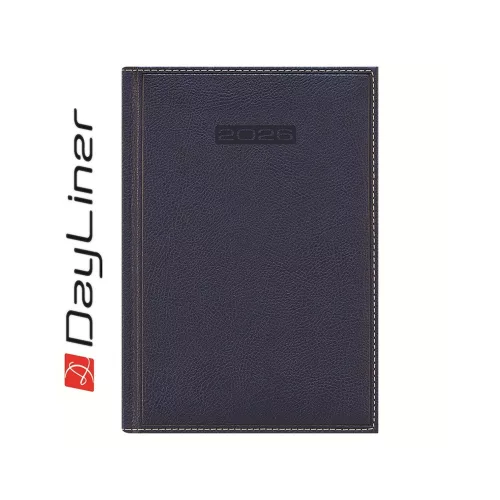 Határidőnapló Sherwood B5 heti, krémszínű lapokkal kék Dayliner 2026.