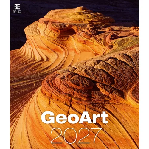 Falinaptár képes 450 × 520 mm, fehér lapokkal Geo Art Dayliner 2027.