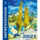 Falinaptár képes 450 × 520 mm, fehér lapokkal Impressionism Dayliner 2027.