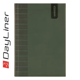   Tárgyalási napló Tucson B5 napló, fehér lapokkal zöld Dayliner