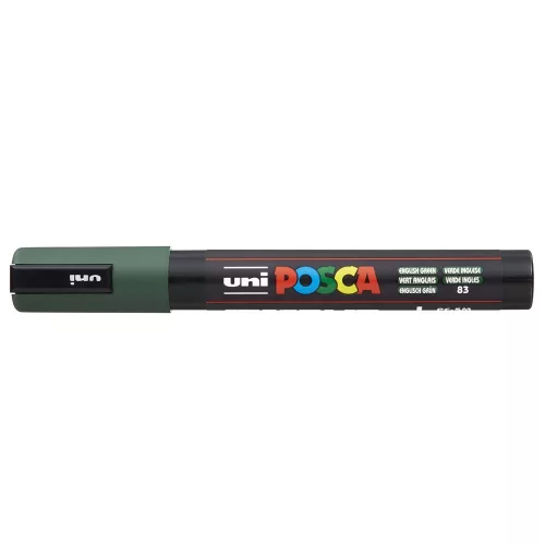 Dekormarker 1,8-2,5mm, Uni Posca PC-5M angolzöld