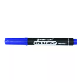 Alkoholos marker 2,5mm, kerek hegyű, Centropen 8566, kék