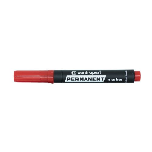Alkoholos marker 1-4,6mm, vágott hegyű, Centropen 8576 piros