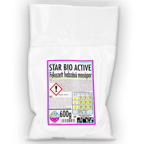 Mosópor 600 g (6 mosás) fehér és színes ruhákhoz Dalma Star Bio Active