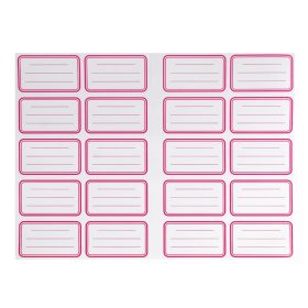   Füzetcímke 20 db-os (20 címke/ív) egyszínű 20 ív/csomag, Bluering