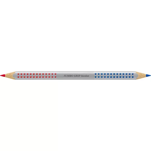Postairón, vastag, Grip Jumbo Faber-Castell piros-kék