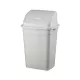 Szemeteskuka billenő fedéllel műanyag 9 literes fehér UP116