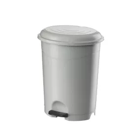 Szemeteskuka pedálos műanyag 12 literes fehér UP126-001