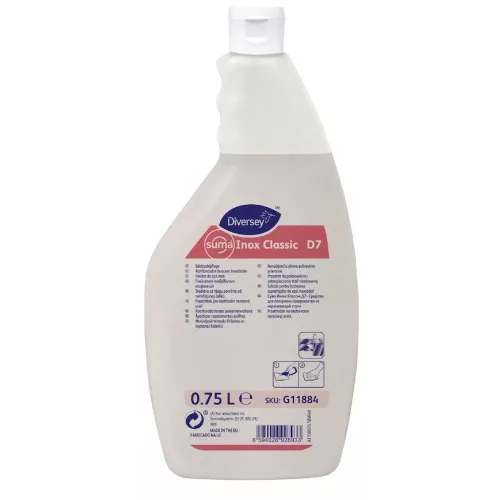 Rozsdamentes acélápolószer 750 ml Suma Inox Classic D7