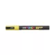 Dekormarker 0,9-1,3mm, Uni-Posca PC-3ML csillámló sárga