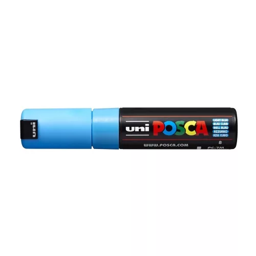 Dekormarker 4,5-5,5mm, Uni-Posca PC-7M világoskék