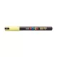 Dekormarker 0,7mm, Uni-Posca PC-1MR napsárga