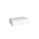 Irattári doboz téka A4, 375x250x115mm, savmentes, fehér