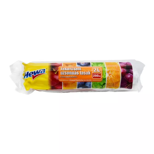 Nylon zacskó 23 x 26,5 cm 250 db/tekercs uzsonnás rollos