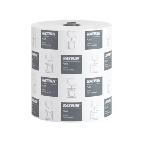   Kéztörlő 2 rétegű tekercses átmérő: 19 cm perforáció 6 tekercs/karton System Katrin_97449 fehér