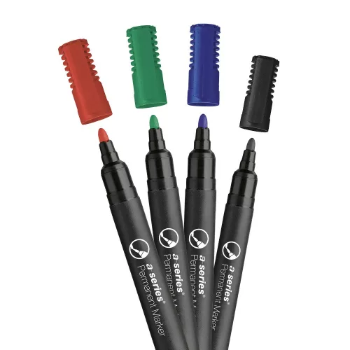 Alkoholos marker készlet, 3mm, kerek hegyű 4-es készlet A-series