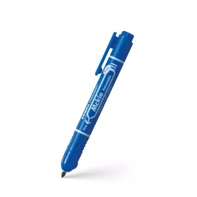   Alkoholos marker 1,3 mm, nyomógombos, Zebra Mckie Retractable írásszín kék