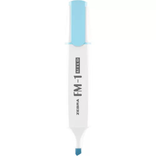 Szövegkiemelő 3,5 mm, Zebra FM-1 Mild, kék