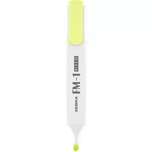 Szövegkiemelő 3,5 mm, Zebra FM-1 Mild, sárga